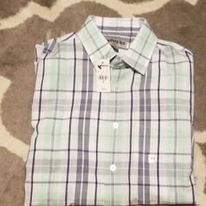 NWT Express XS fitted button down